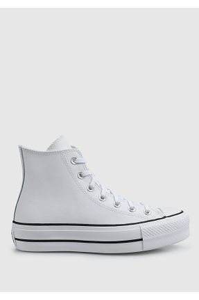کفش اسنیکر سفید زنانه بند دار Converse - کد 148738423