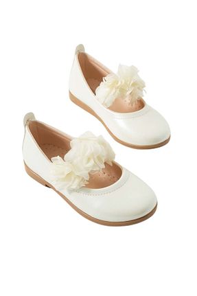 بابت سفید بچه گانه چرم خالص wakawakakidsstore - کد 939381460
