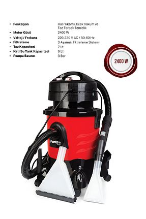 ماشین قالیشویی مشکی FANTOM - کد 350234296