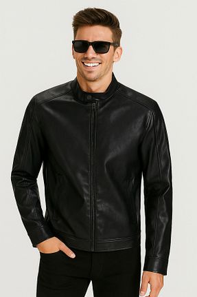 کاپشن مشکی مردانه اسلیم فیت Jack & Jones - کد 859852022