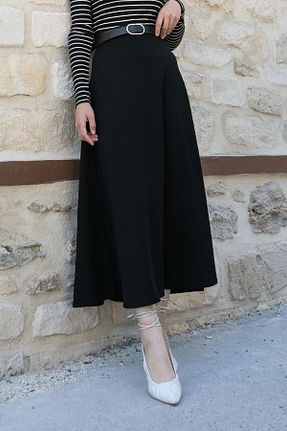 دامن حجاب مشکی زنانه Çan lamelif - کد 674360733