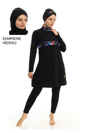 مایو حجاب مشکی زنانه ساده Differend - کد 843792391
