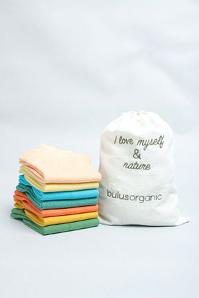 جوراب رنگی زنانه پنبه ای Buluş Organic - کد 812038801