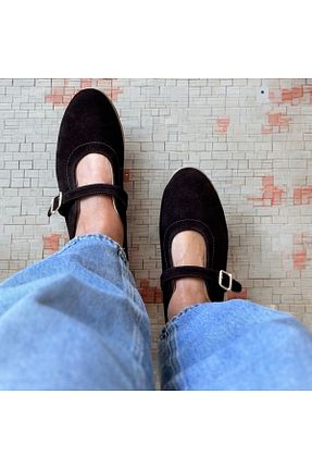 بابت قهوه ای زنانه چرم خالص NEVE SHOES - کد 936045244