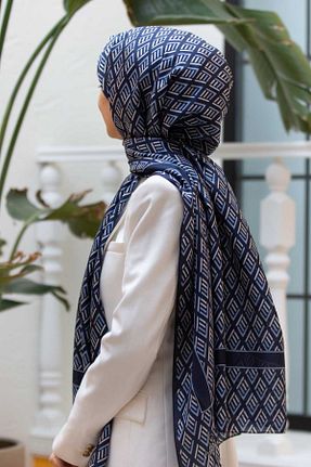 شال سرمه ای زنانه Vissona - کد 816888683