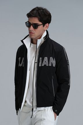 کاپشن مشکی مردانه رگولار Lufian - کد 809738996