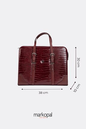 کیف لپ تاپ و مدارک زرشکی زنانه 15.6 اینچ MORCA - کد 318851856