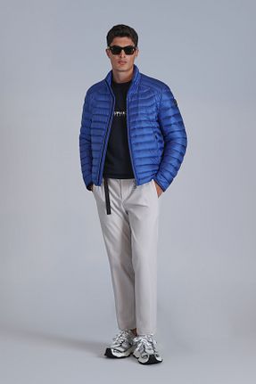 کاپشن آبی مردانه رگولار Lufian - کد 859385224