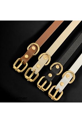 کمربند رنگی زنانه چرم مصنوعی imran kemer - کد 941656947