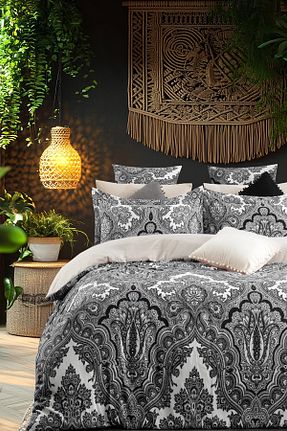 روتختی دونفره مشکی پنبه ای İQON - کد 851697844