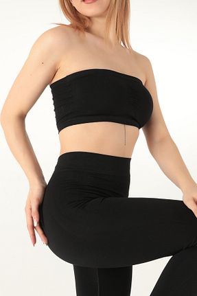 تیشرت مشکی زنانه کراپ ZENCHES - کد 917475747