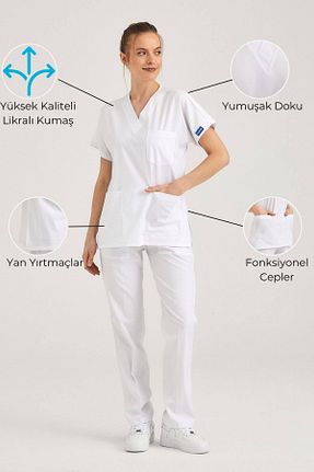 لباس کار سفید Pozitif Üniforma - کد 896265827