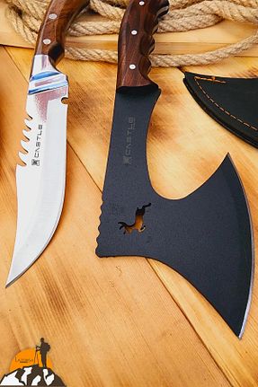 اکسسوری چاقو و قمه قهوه ای LAZBİSA - کد 864359065
