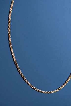 گردنبند استیل ( فولاد ) طلائی زنانه استیل (فولاد) Rua Jewelry - کد 402005542