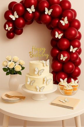 بادکنک زرشکی UVERTE - کد 944875576