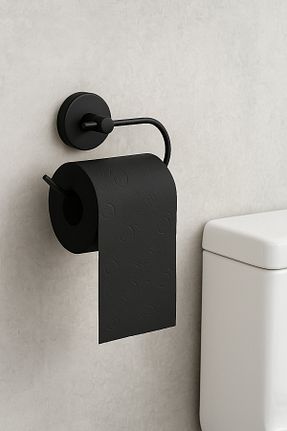 پایه دستمال توالت مشکی فلزی MultiStore - کد 102324915