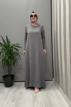 لباس حجاب طوسی زنانه Relaxed MISS DALIDA - کد 925558808