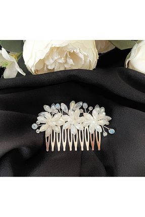 تاج سفید زنانه سنگ کریستال DesaAccessories - کد 170752325