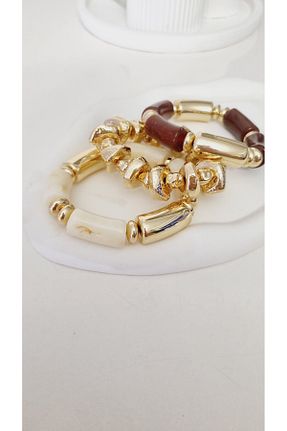 دستبند جواهر رنگی زنانه اکریلیک İNİTİUM - کد 944534632