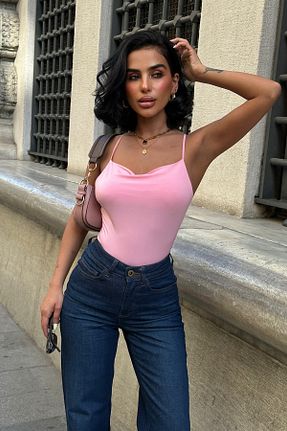 بلوز صورتی زنانه ساده World Fashion Trends - کد 860900874