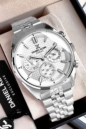 ساعت مچی متالیک مردانه 44 میلی متر Daniel Klein - کد 895866052