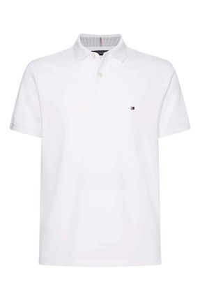 پولوشرت سفید مردانه پنبه ای Tommy Hilfiger - کد 88664358