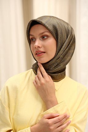 روسری رنگی پلی استر Silk Home - کد 941950072