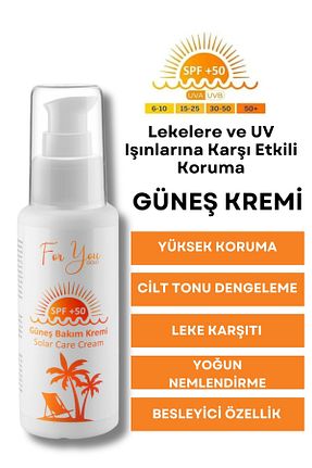کرم ضد آفتاب صورت SPF 50 + For You Gold - کد 46895933
