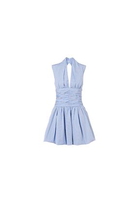 لباس آبی زنانه بافتنی READYTOWEARDESİGN - کد 938448159