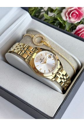 ساعت مچی زرد زنانه 31-34 میلی متر Daniel Klein - کد 932867944