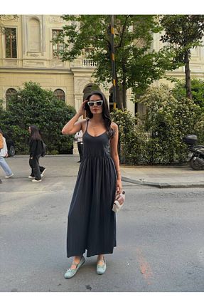 سرهمی طوسی زنانه بدون آستین Miss Beyoğlu - کد 938109034