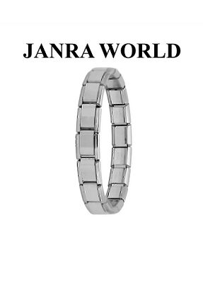 دستبند استیل (فولاد) متالیک مردانه استیل ضد زنگ JANRA WORLD - کد 920241763