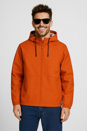 کاپشن اسپرت نارنجی مردانه رگولار Jack & Jones - کد 771795714