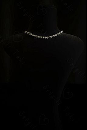 گردنبند استیل ( فولاد ) بچه گانه استیل ضد زنگ SEVGİLİ TAKI - کد 808039441