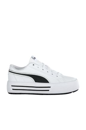 کفش اسنیکر سفید زنانه بند دار Puma - کد 747836817