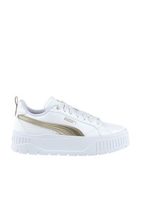 کفش اسنیکر سفید زنانه بند دار Puma - کد 846054108
