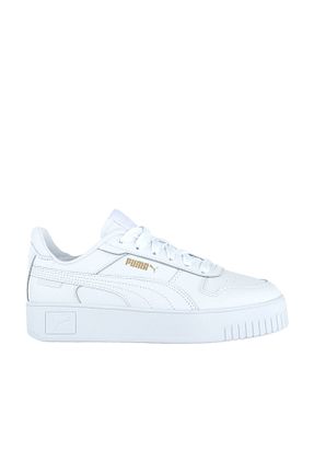 کفش اسنیکر سفید زنانه بند دار Puma - کد 458838988