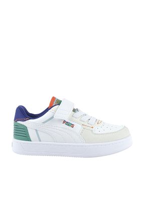 کفش پیاده روی سفید بچه گانه چرم مصنوعی Puma - کد 875925472