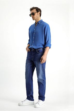 شلوار جین آبی مردانه رگولار Kiğılı - کد 936903511