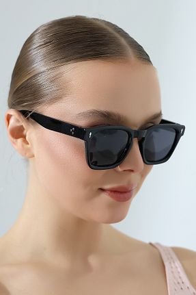 عینک آفتابی مشکی زنانه 51 Lozzo - کد 925226952