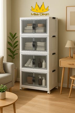 کابینت چند منظوره سفید پلاستیک MissClean - کد 788959980