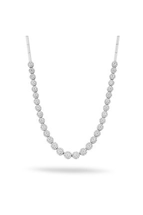 گردنبند نقره سفید زنانه 925 عیار Silveranka - کد 766880792