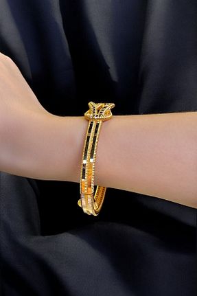 دستبند طلا زرد زنانه 14 عیار Altınaşkı - کد 923738630