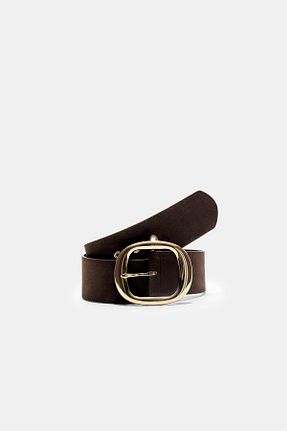 کمربند قهوه ای زنانه پلی استر Stradivarius - کد 944042455