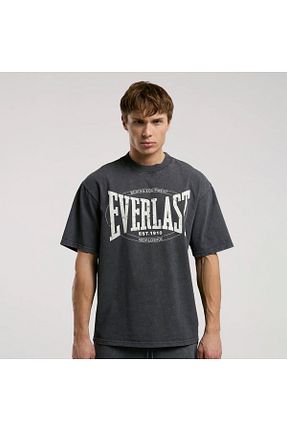 تیشرت اسپرت طوسی مردانه رگولار Everlast - کد 921336571