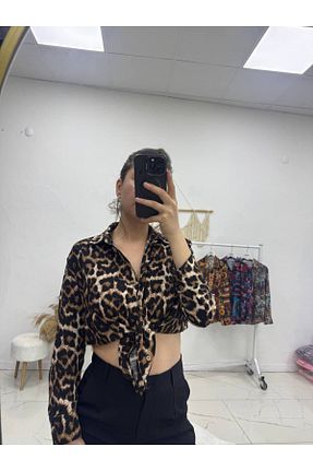 پیراهن قهوه ای زنانه Fitted Maison La Femme - کد 944069762