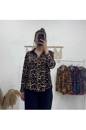 پیراهن قهوه ای زنانه Fitted Maison La Femme - کد 944069762