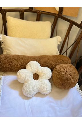 بالش و روبالشی کودک و نوزاد قهوه ای مخملی Cherry Bloom Cotton - کد 944287487