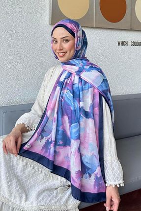 شال صورتی زنانه پنبه ای lamelif - کد 944098830