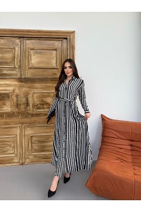 لباس مشکی زنانه بافتنی Att - کد 944146635